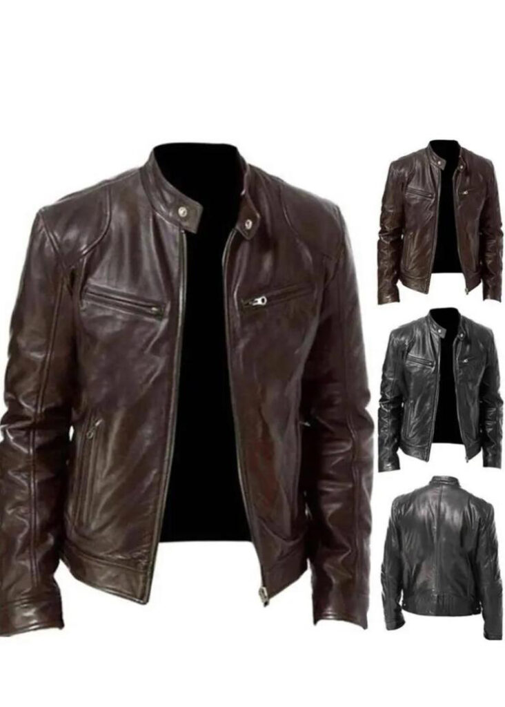 The Viper Leather Bikers Jacket